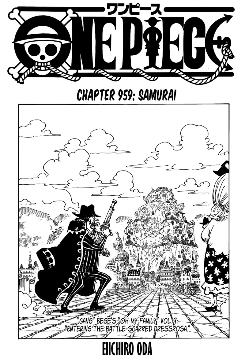 One Piece Manga Chapter 959 page 1 - Samurai