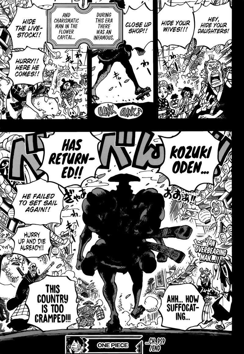 One Piece Manga Chapter 959 page 17 - Samurai