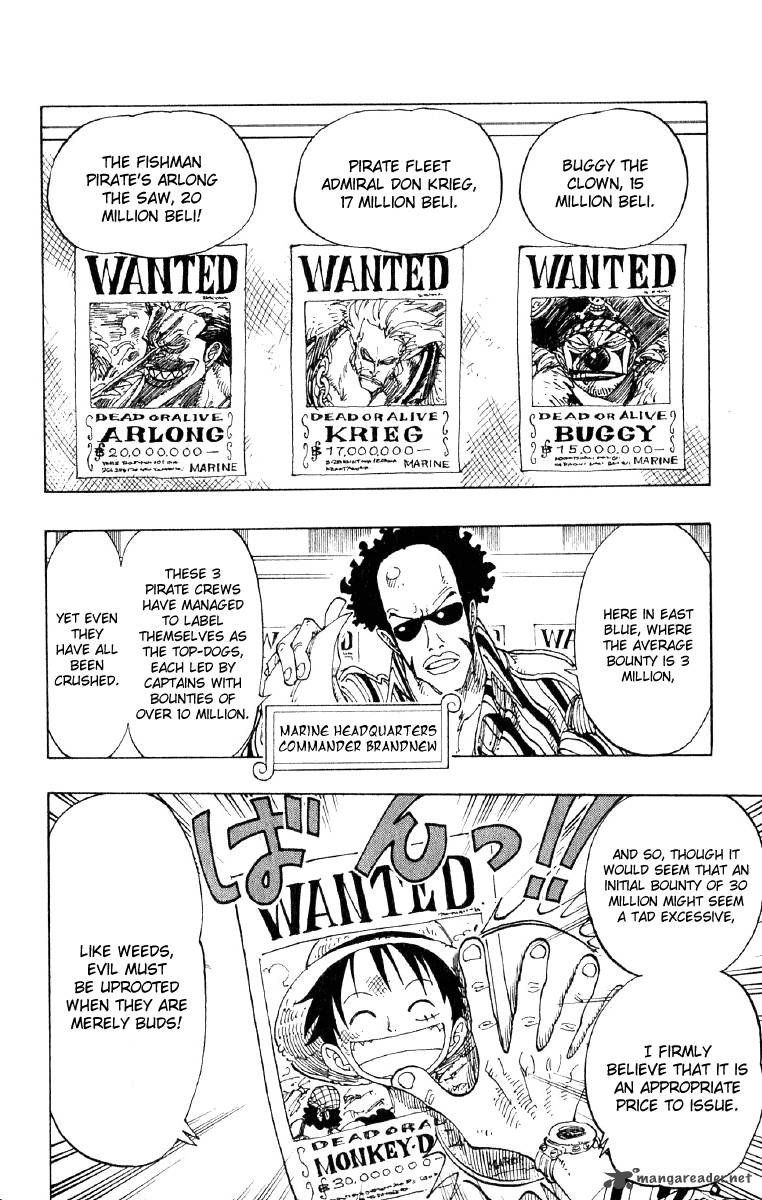 One Piece Manga Chapter 96 page 6 - Greatest Evil of the East