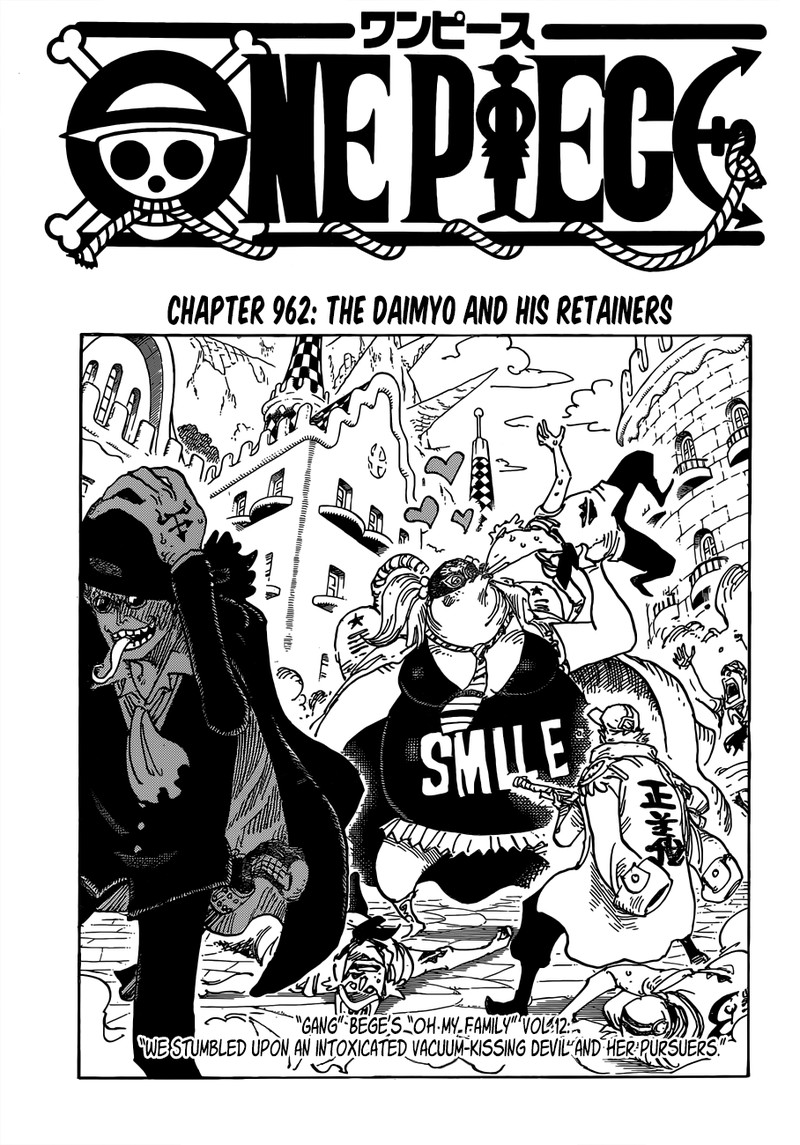 One Piece Manga Chapter 962 page 1 - Daimyo and Retainers