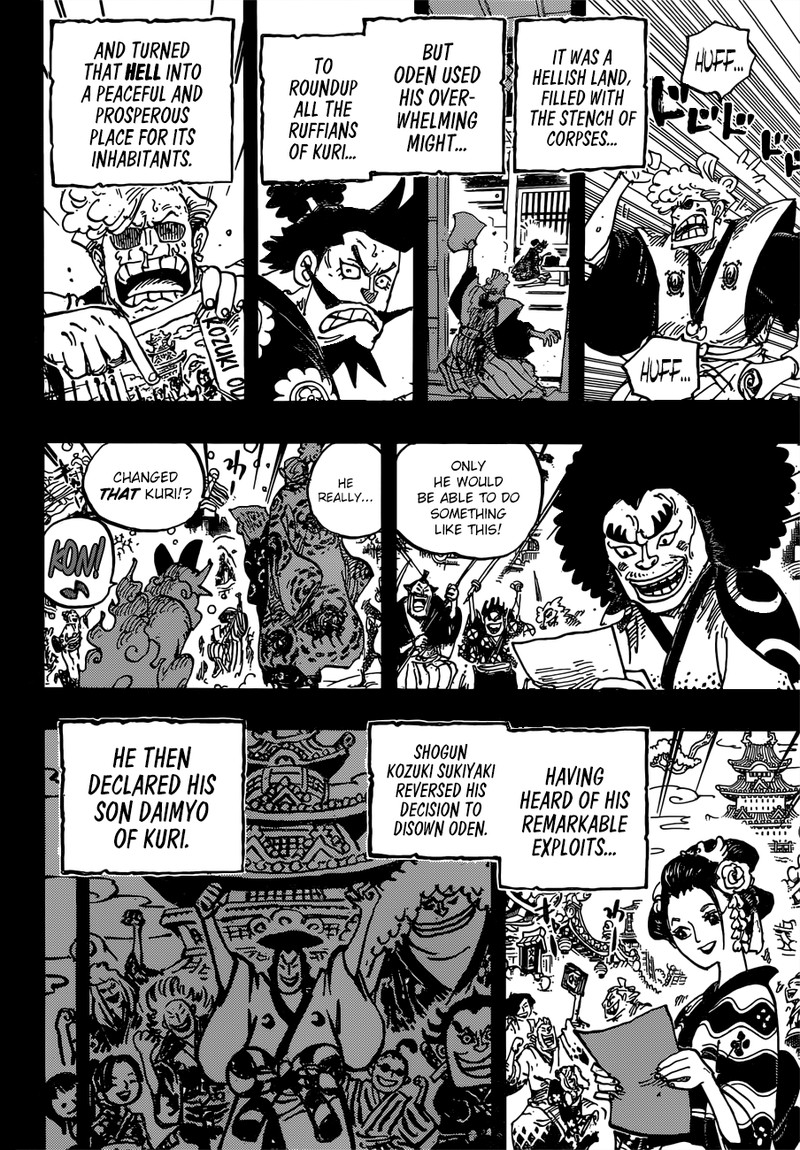 One Piece Manga Chapter 962 page 10 - Daimyo and Retainers
