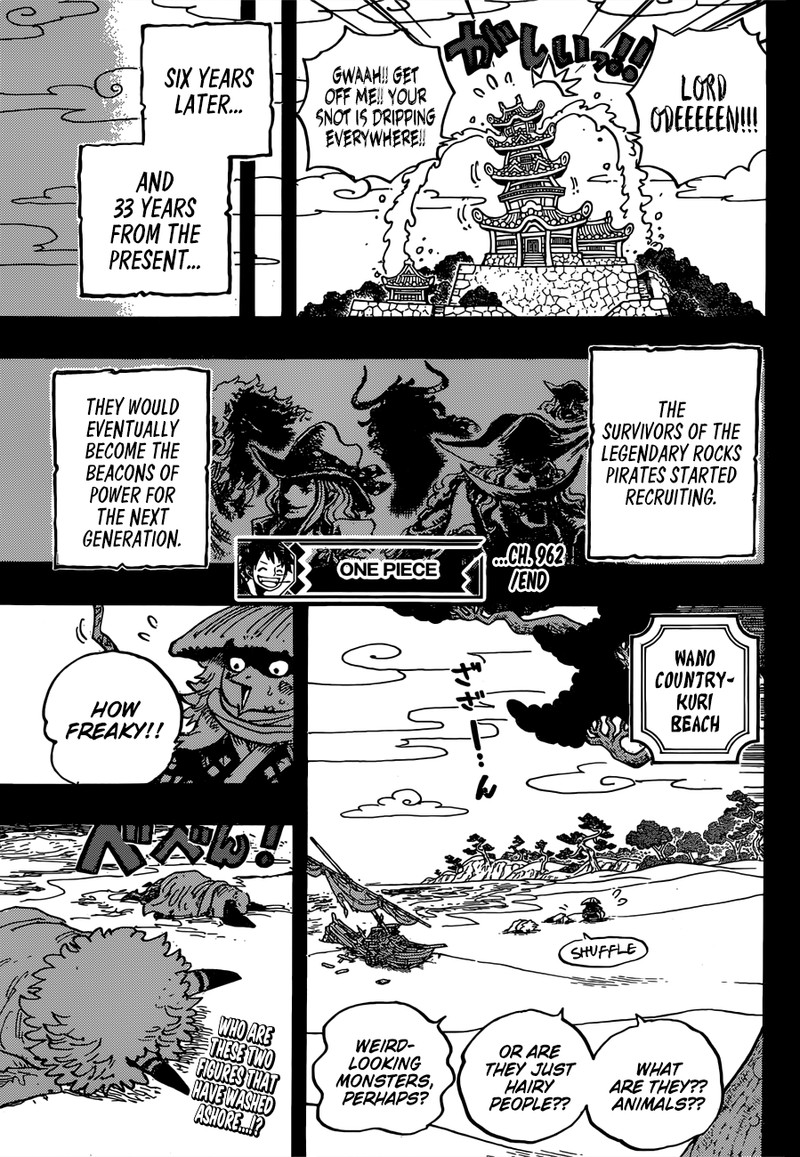 One Piece Manga Chapter 962 page 13 - Daimyo and Retainers