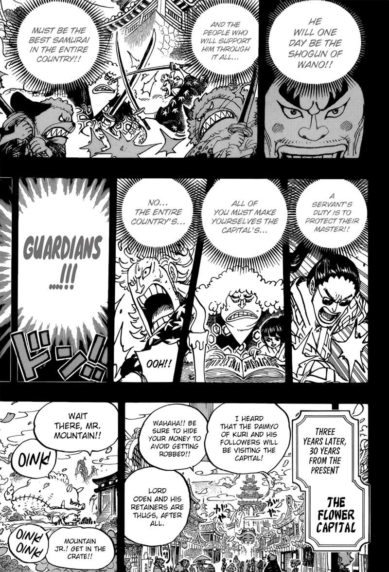 One Piece Manga Chapter 963 page 11 - Becoming Samurai