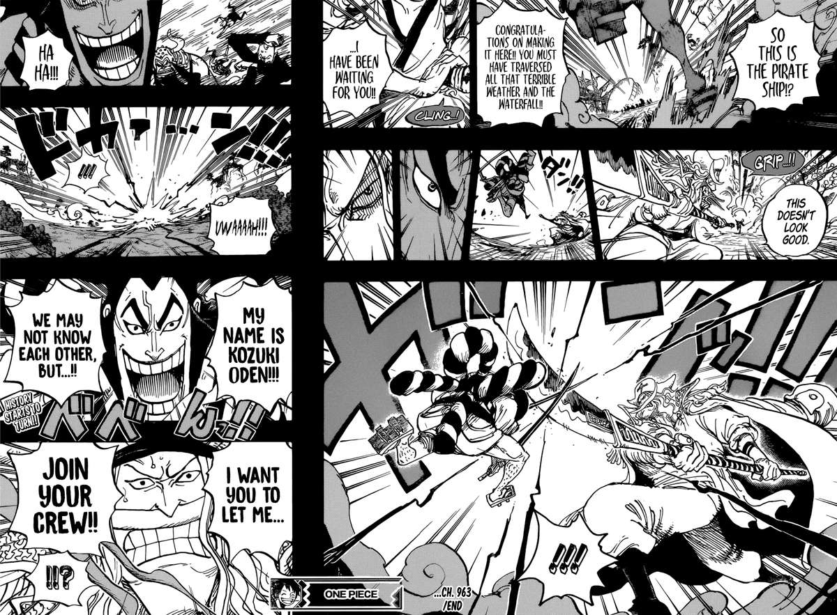One Piece Manga Chapter 963 page 14 - Becoming Samurai