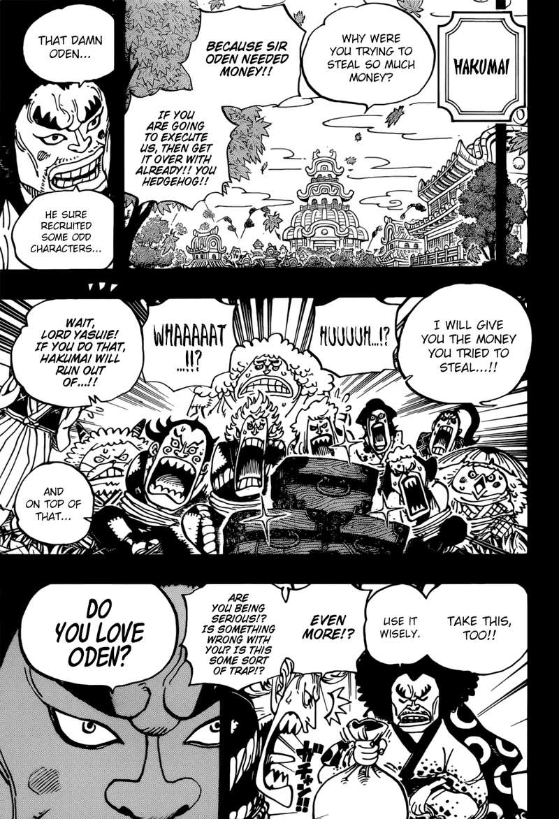 One Piece Manga Chapter 963 page 9 - Becoming Samurai