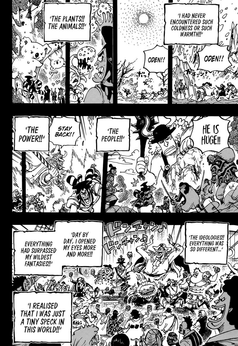 One Piece Manga Chapter 964 page 16 - Oden's Adventure