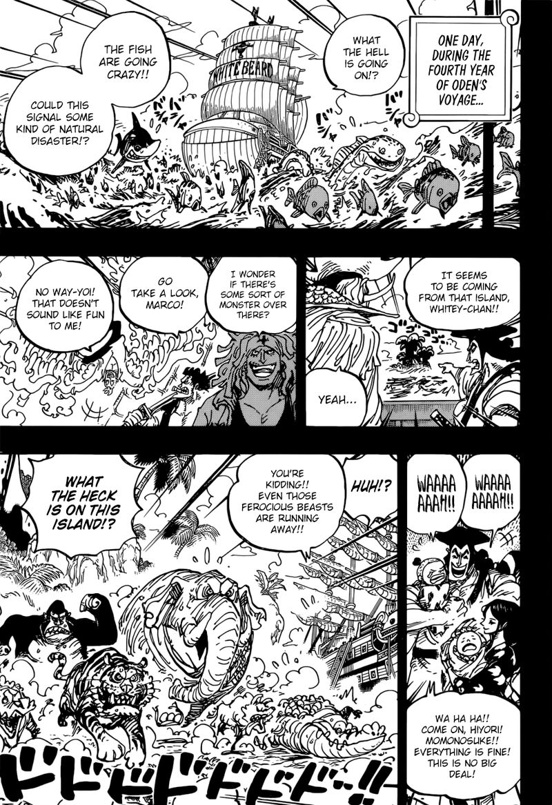 One Piece Manga Chapter 965 page 15 - The Kurozumi Family's Plot