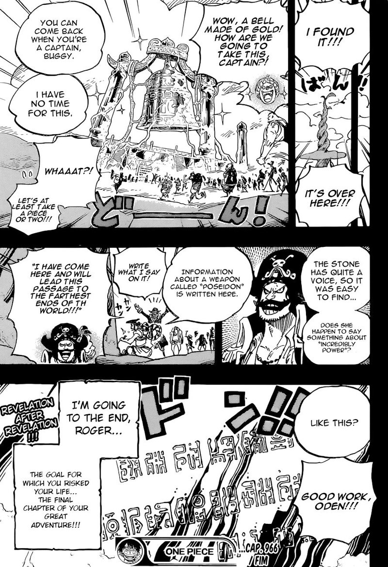 One Piece Manga Chapter 966 page 16 - Roger and Whitebeard
