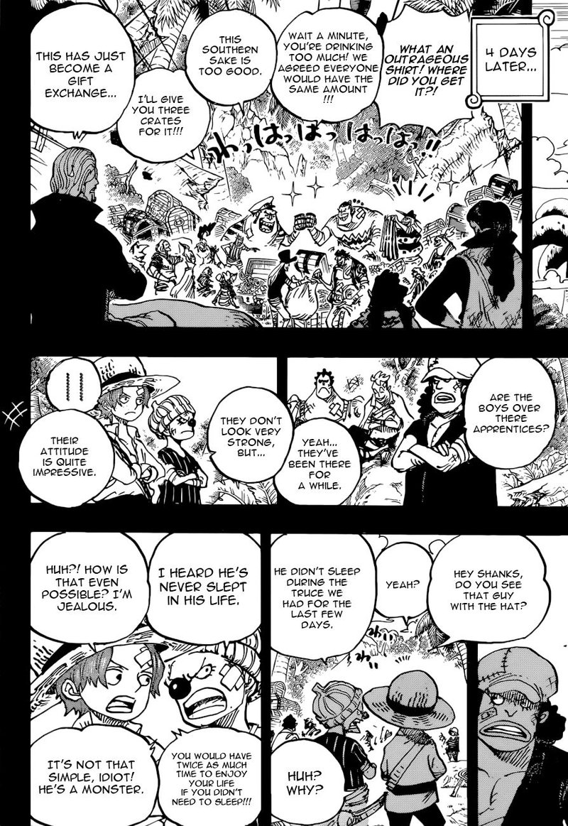One Piece Manga Chapter 966 page 7 - Roger and Whitebeard