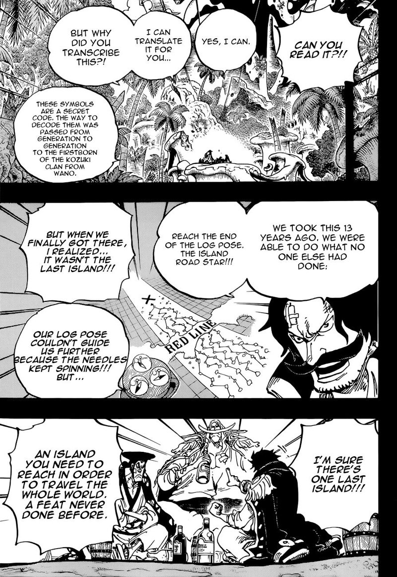 One Piece Manga Chapter 966 page 8 - Roger and Whitebeard