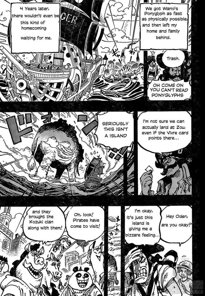 One Piece Manga Chapter 967 page 11 - Roger's Adventure