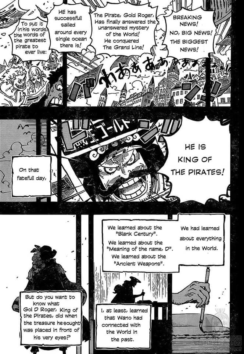 One Piece Manga Chapter 967 page 15 - Roger's Adventure