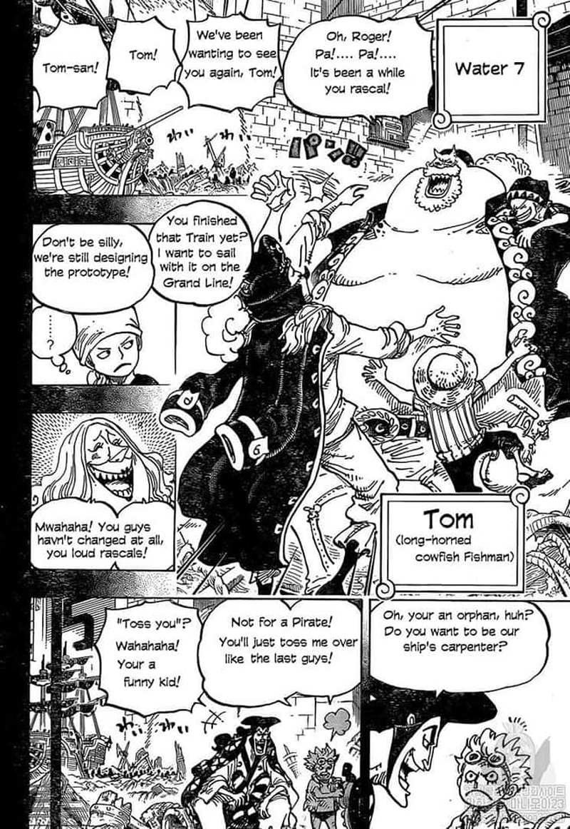 One Piece Manga Chapter 967 page 2 - Roger's Adventure