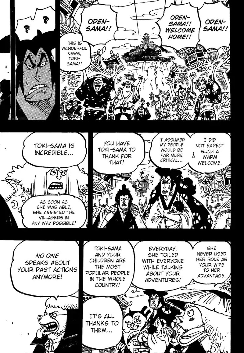 One Piece Manga Chapter 968 page 9 - Oden's Return