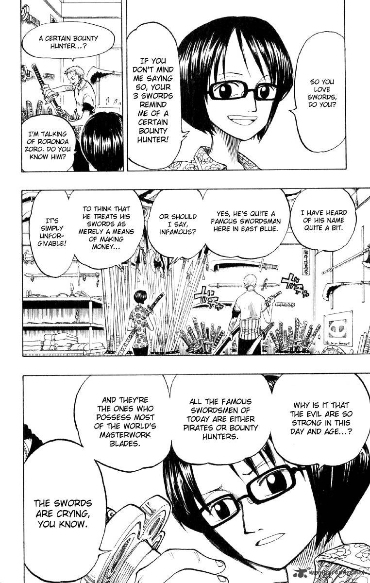 One Piece Manga Chapter 97 page 10 - Sandai Kitetsu