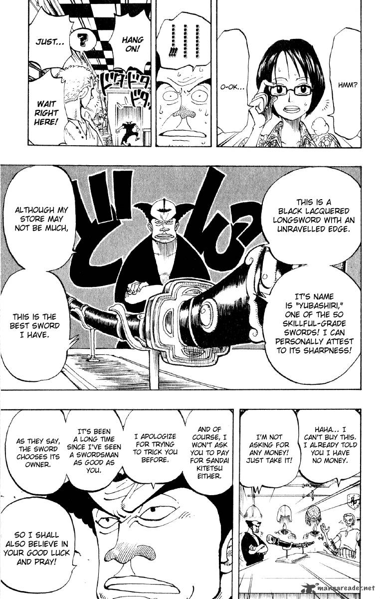 One Piece Manga Chapter 97 page 17 - Sandai Kitetsu