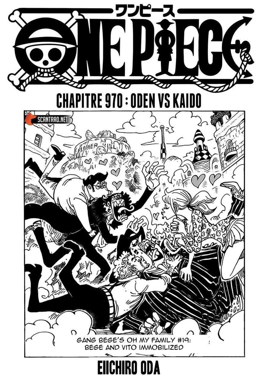 One Piece Manga Chapter 970 page 1 - Oden vs. Kaidou