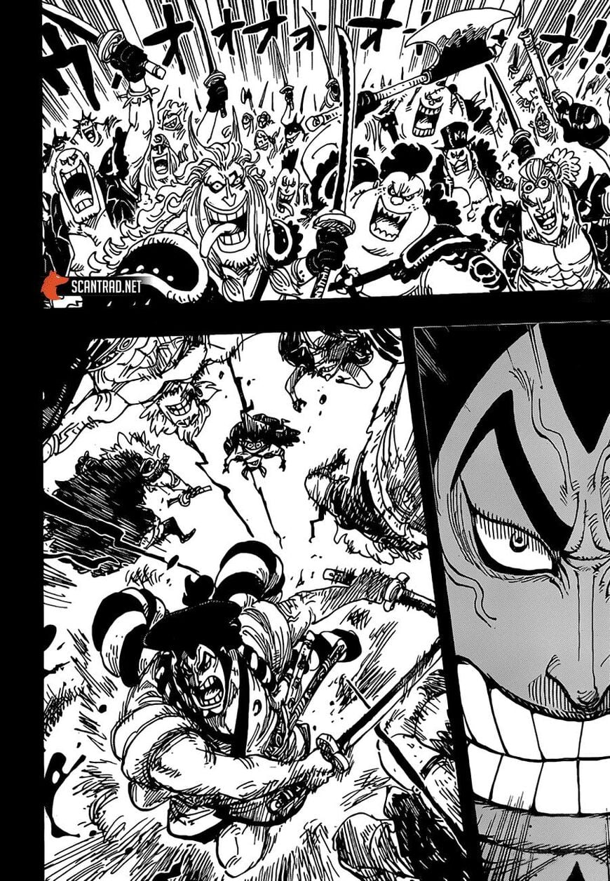 One Piece Manga Chapter 970 page 6 - Oden vs. Kaidou