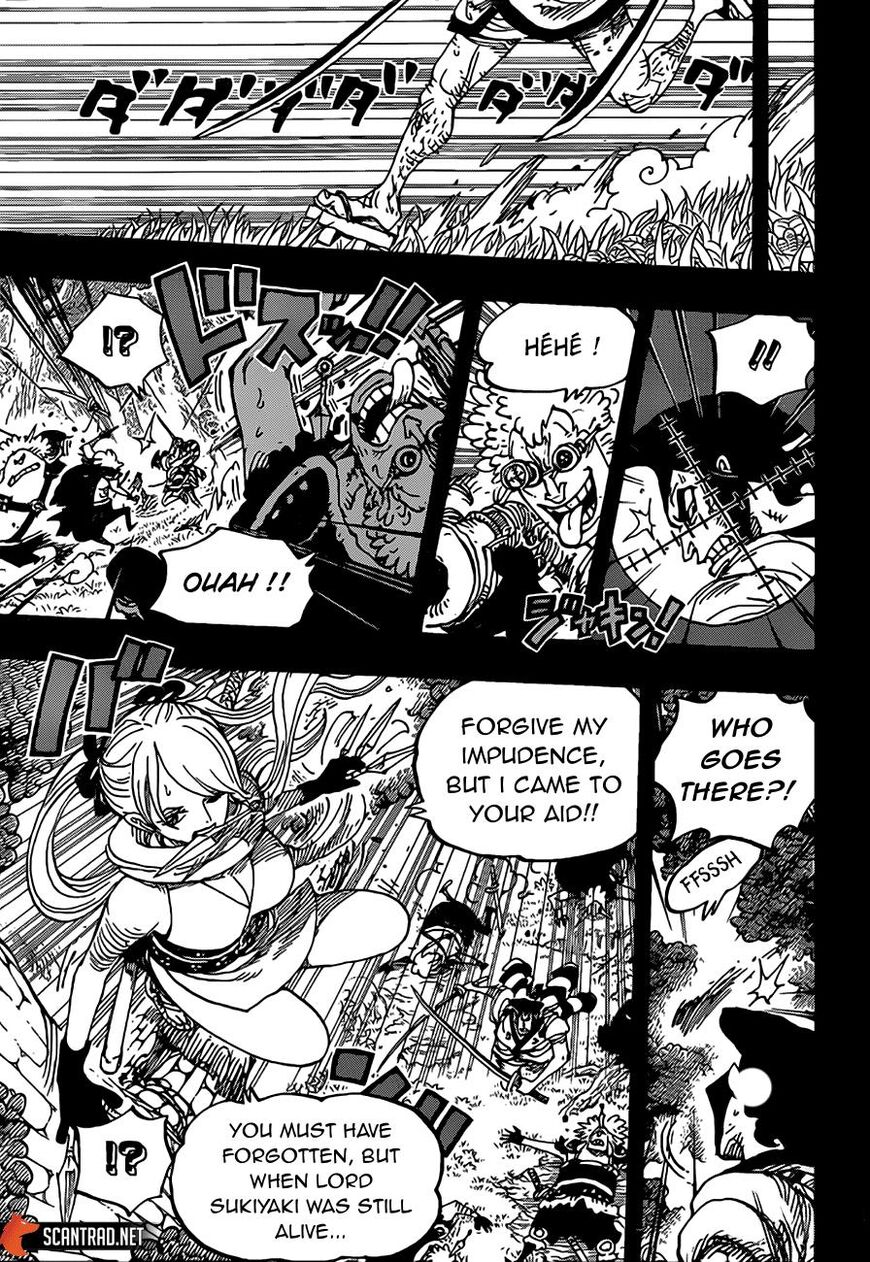 One Piece Manga Chapter 970 page 9 - Oden vs. Kaidou