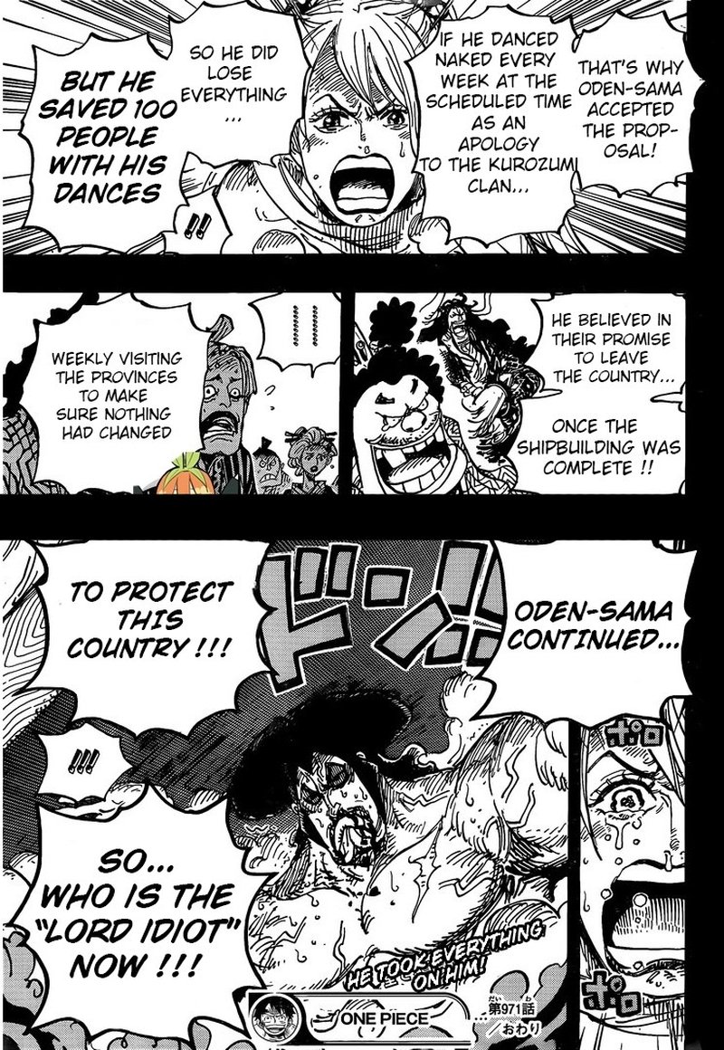 One Piece Manga Chapter 971 page 16 - Sentenced to Boil
