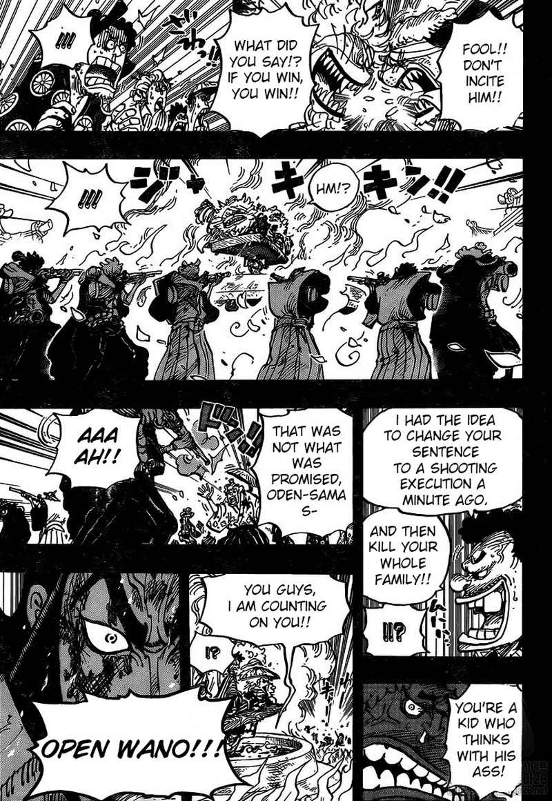 One Piece Manga Chapter 972 page 10 - Oden Wouldn't Be Oden If It Wasn't Boiled