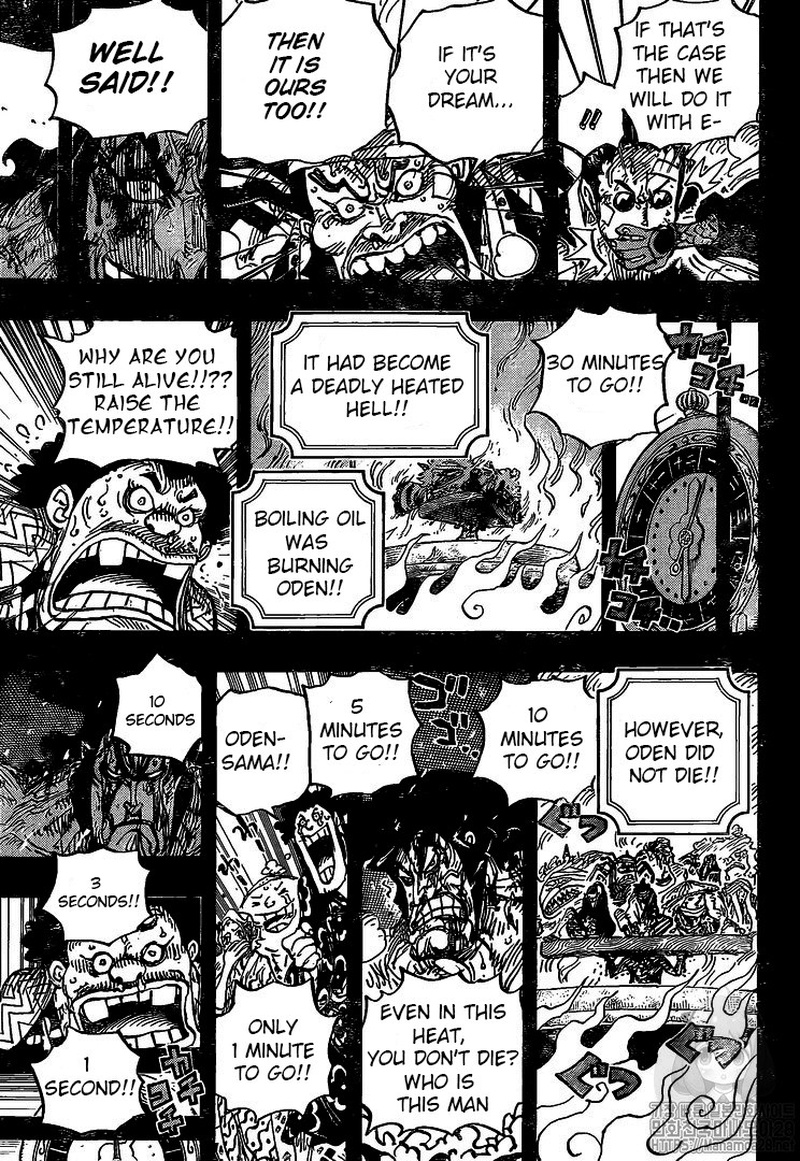 One Piece Manga Chapter 972 page 8 - Oden Wouldn't Be Oden If It Wasn't Boiled
