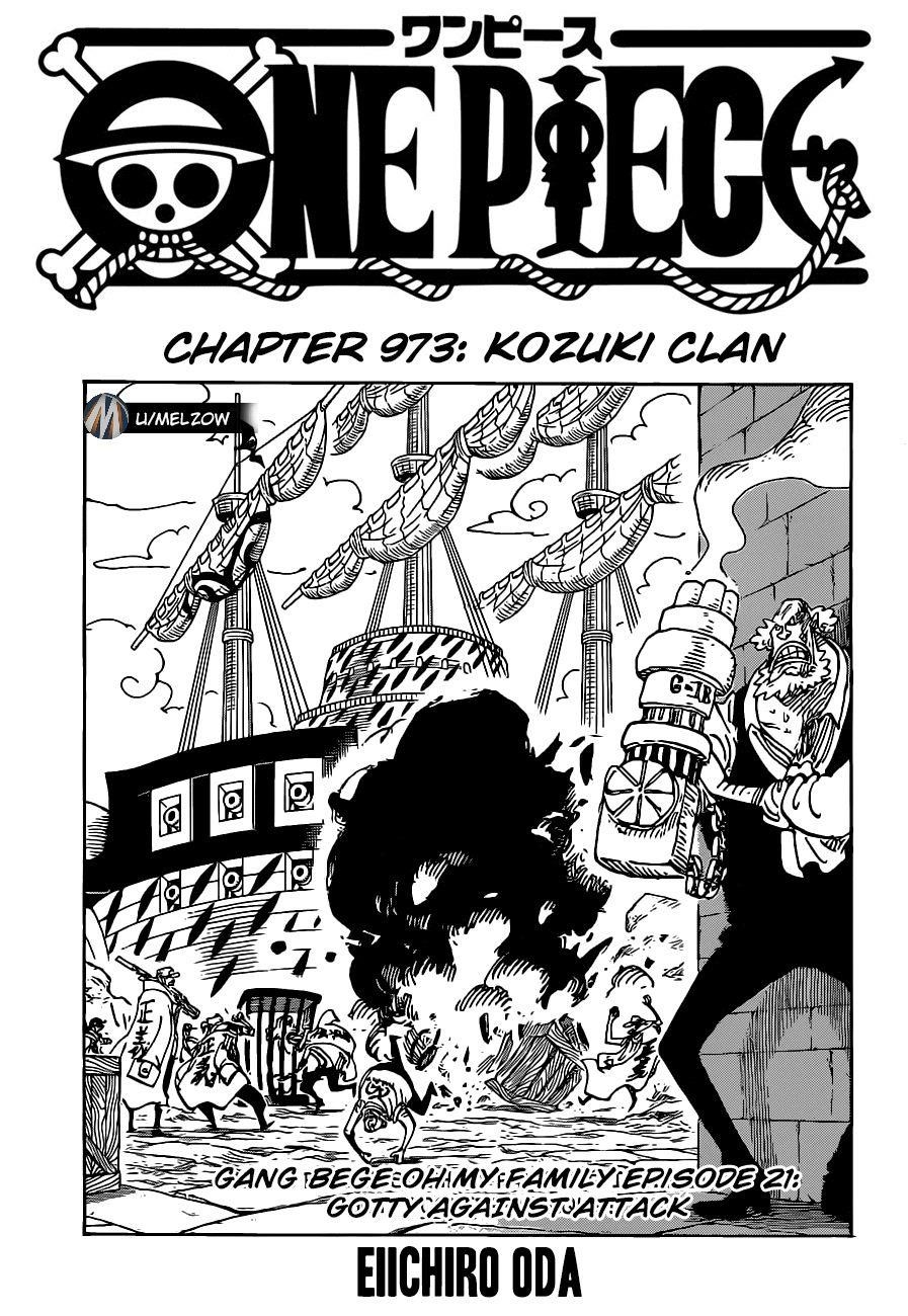 One Piece Manga Chapter 973 page 1 - The Kouzuki Clan