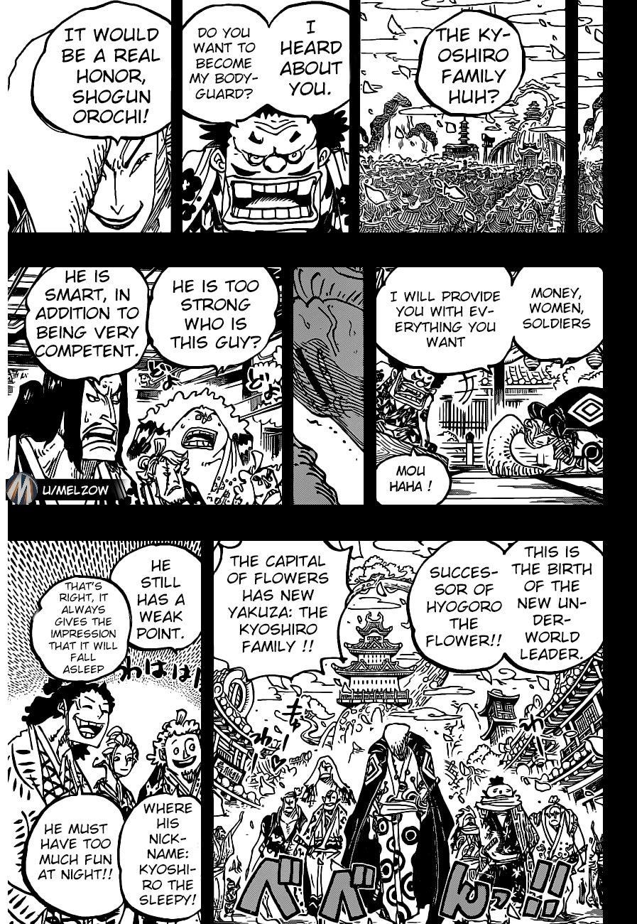 One Piece Manga Chapter 973 page 16 - The Kouzuki Clan