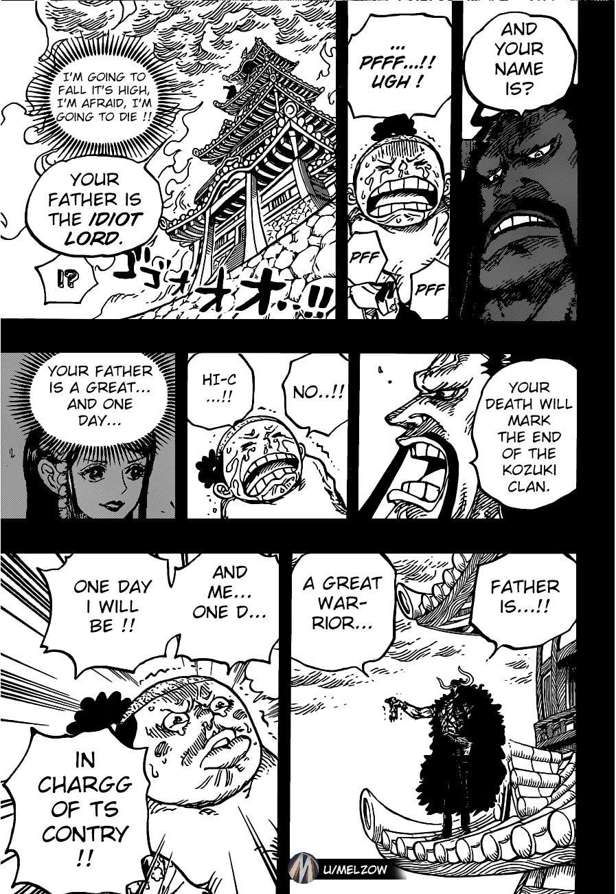 One Piece Manga Chapter 973 page 7 - The Kouzuki Clan