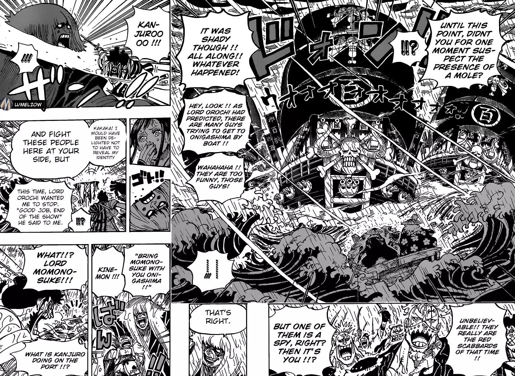 One Piece Manga Chapter 974 page 12 - Onward to Onigashima!!