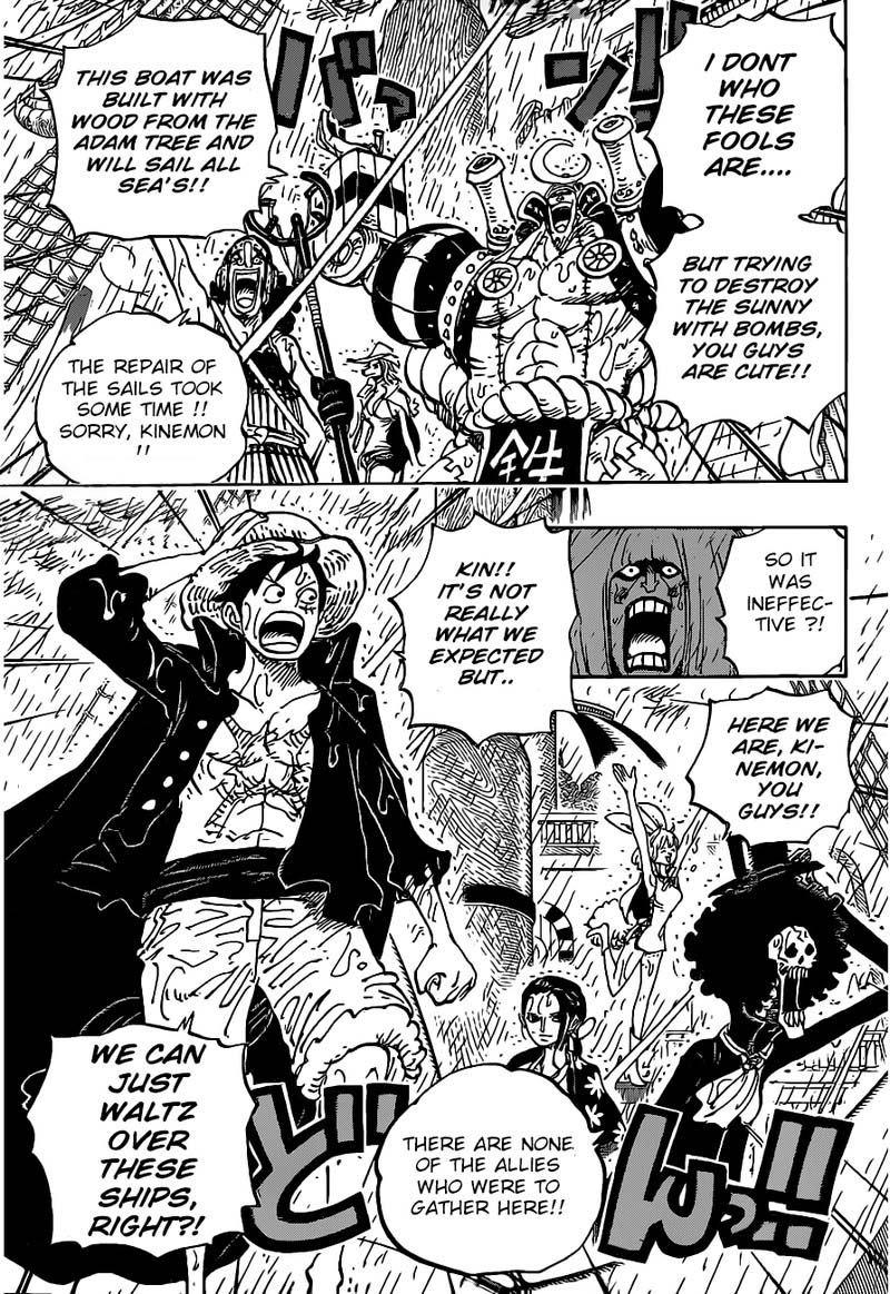One Piece Manga Chapter 975 page 3 - Kin'emon's Clever Trick