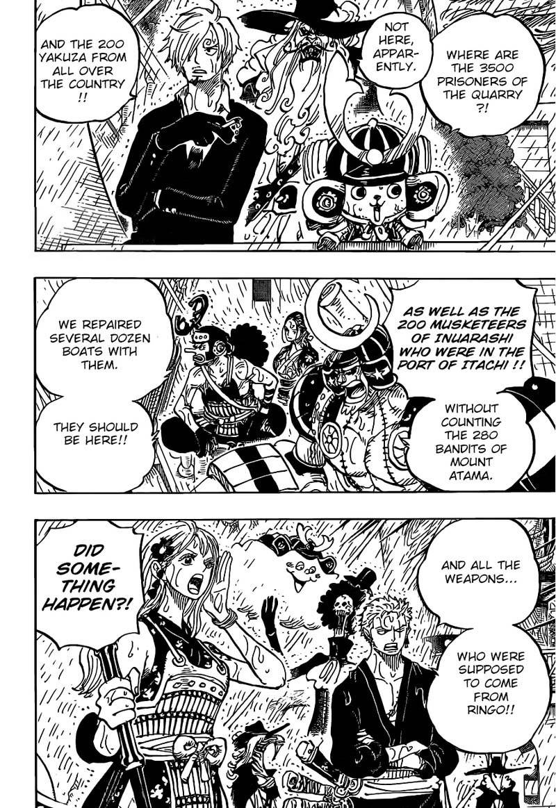 One Piece Manga Chapter 975 page 4 - Kin'emon's Clever Trick