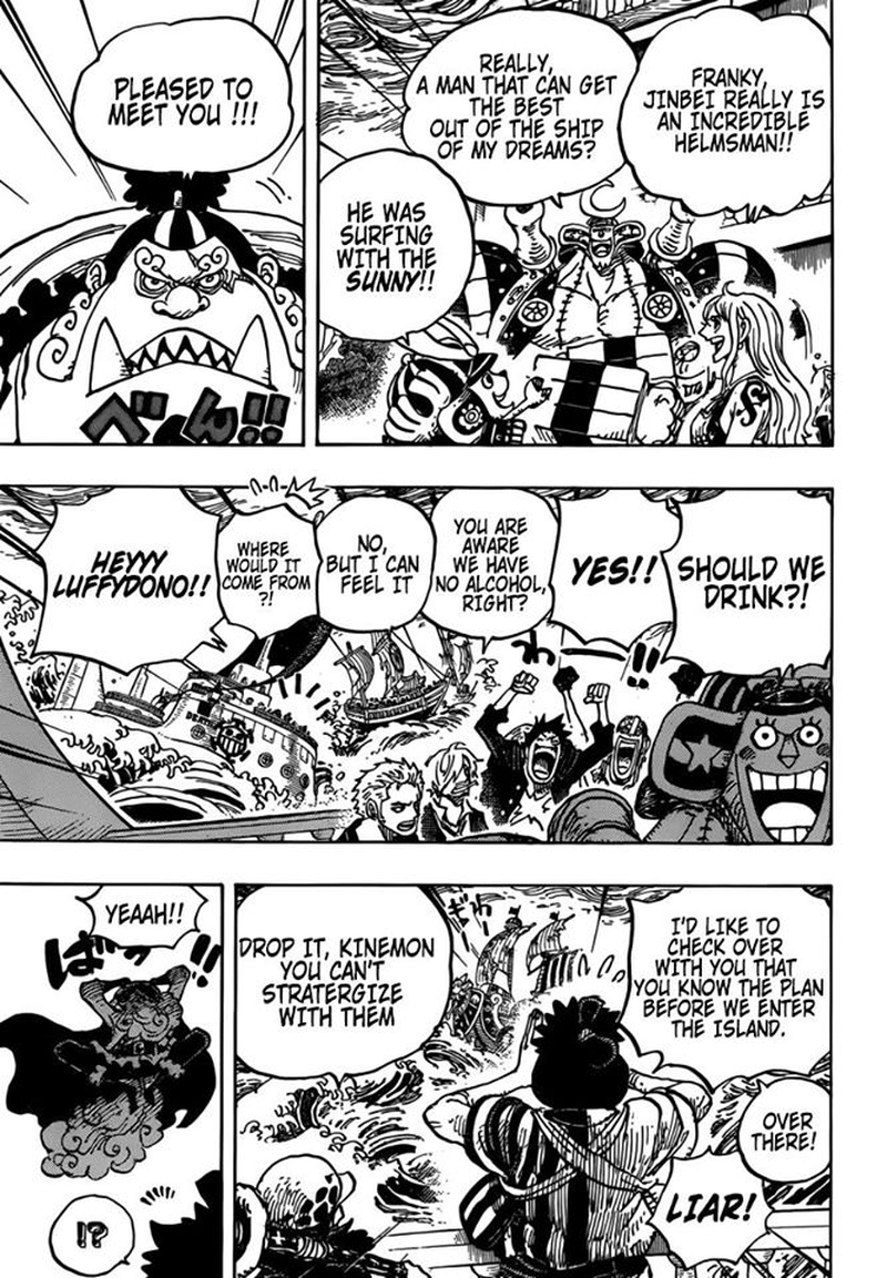 One Piece Manga Chapter 977 page 3 - The Party's Off!!!