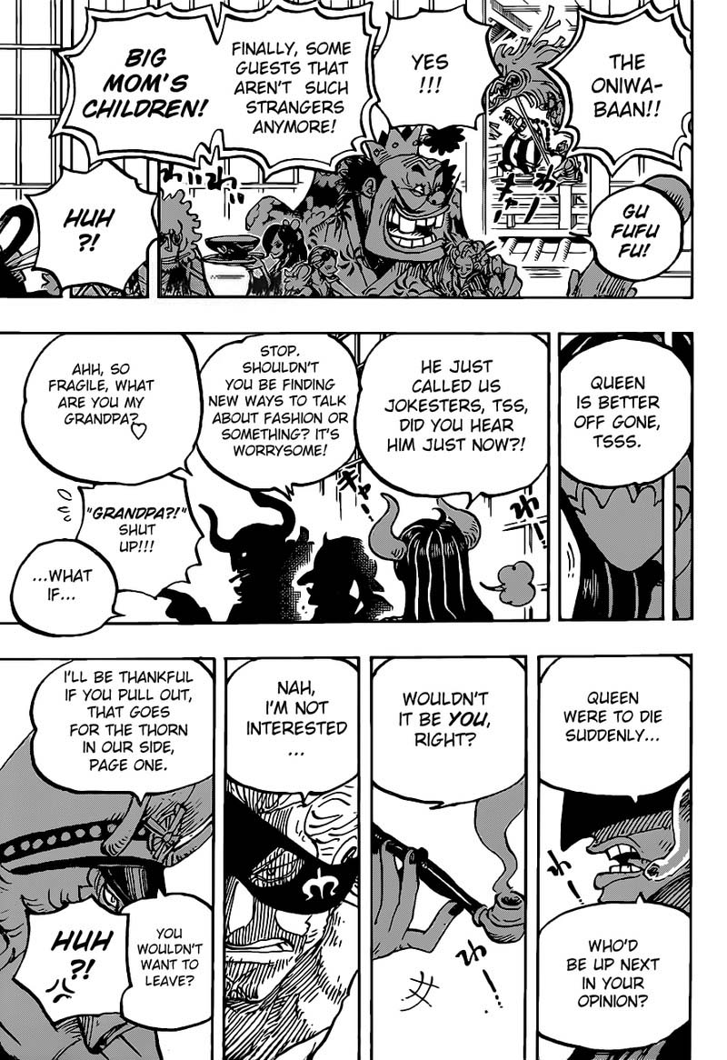 One Piece Manga Chapter 978 page 14 - Introducing the Tobiroppo