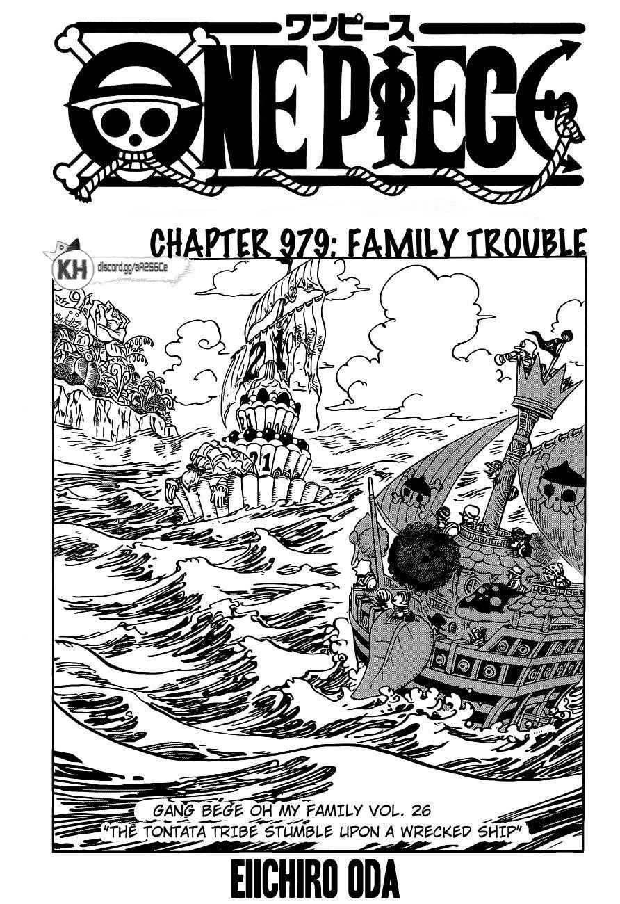 One Piece Manga Chapter 979 page 1 - Family Problem