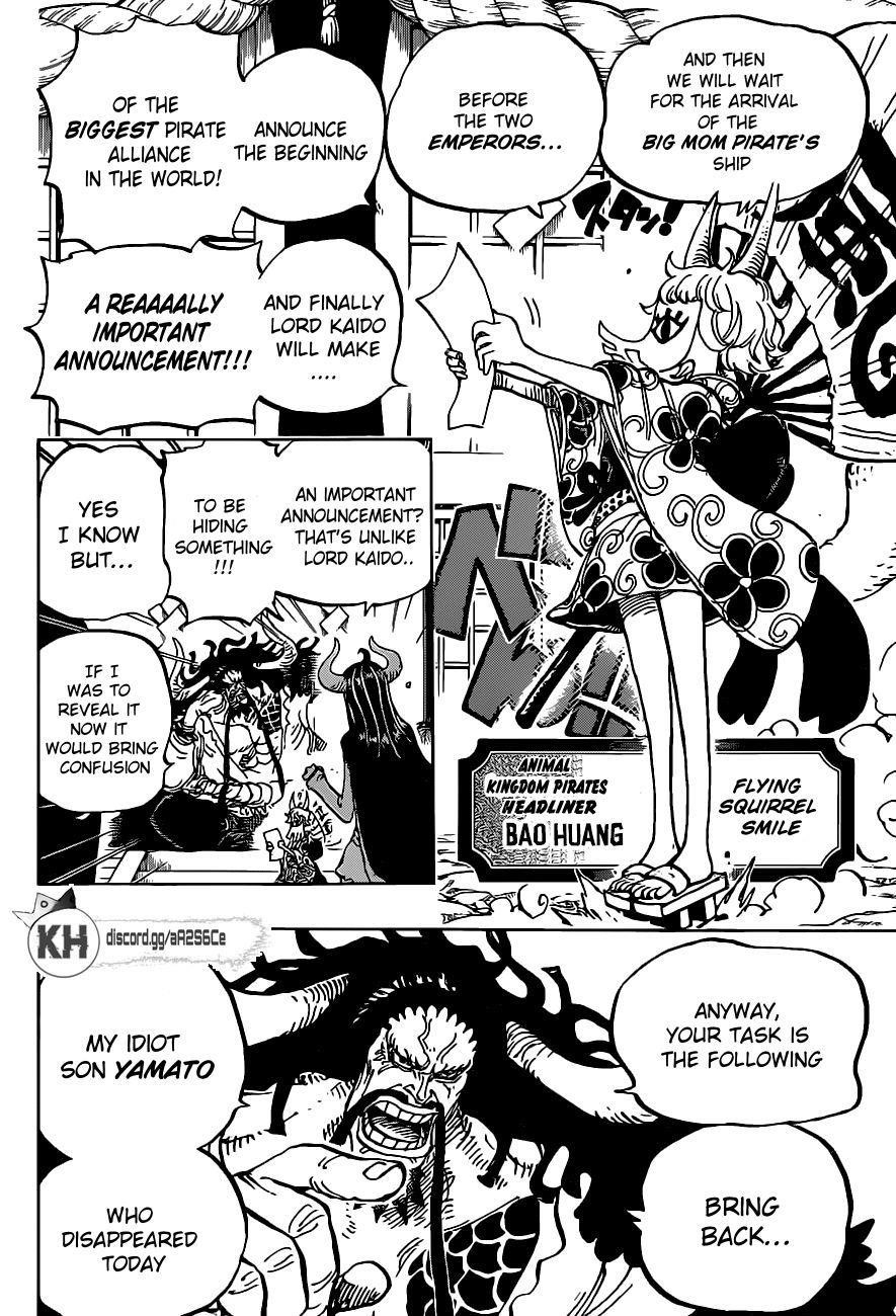 One Piece Manga Chapter 979 page 13 - Family Problem