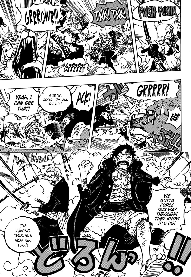 One Piece Manga Chapter 980 page 15 - Fighting Music