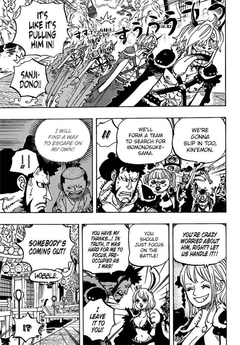 One Piece Manga Chapter 981 page 13 - Joining the Fight