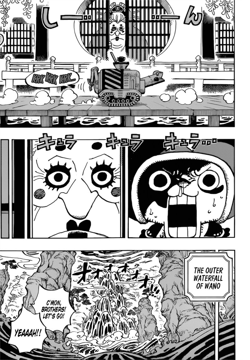 One Piece Manga Chapter 981 page 15 - Joining the Fight