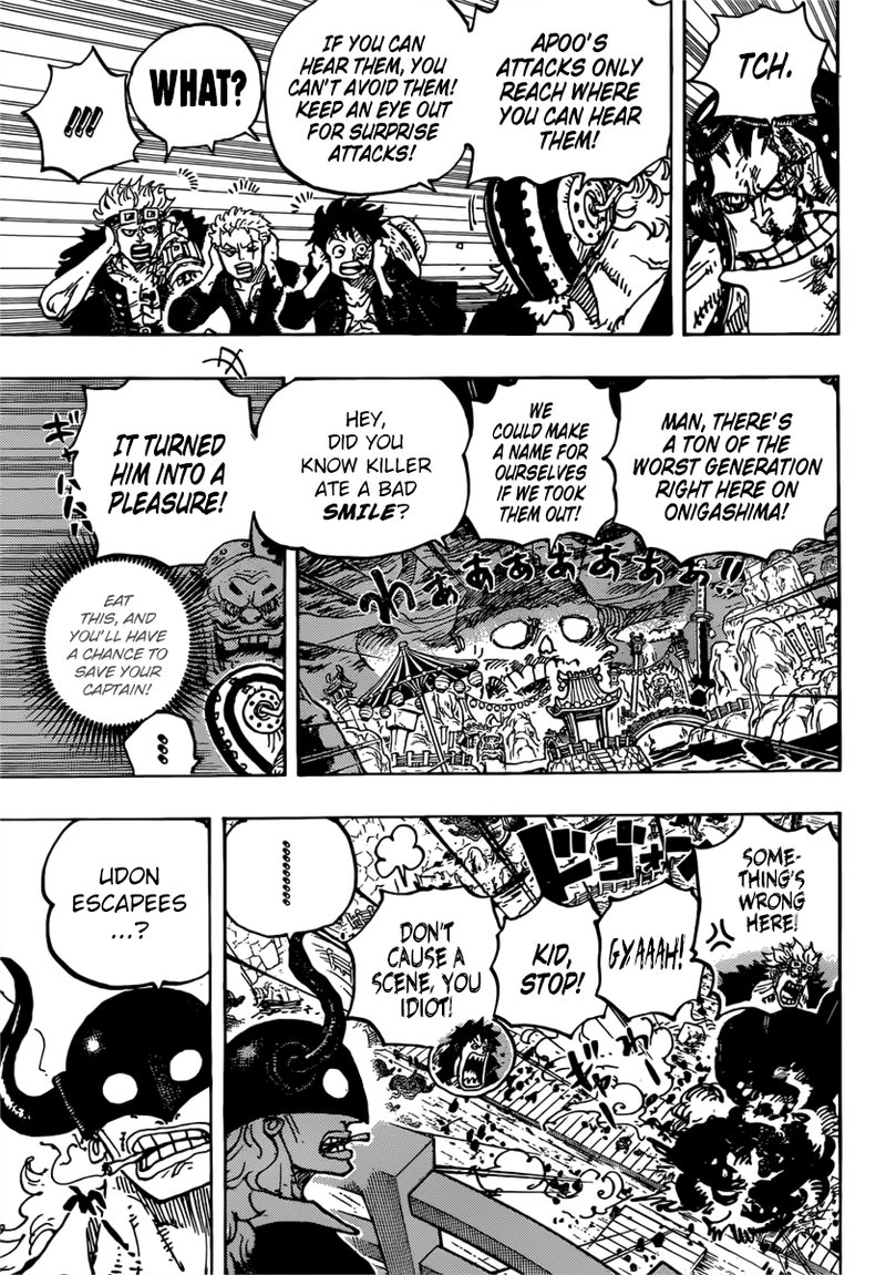 One Piece Manga Chapter 981 page 9 - Joining the Fight