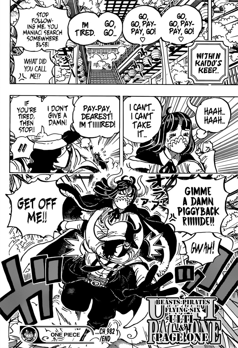 One Piece Manga Chapter 982 page 16 - Scoundrel Meets Scoundrel
