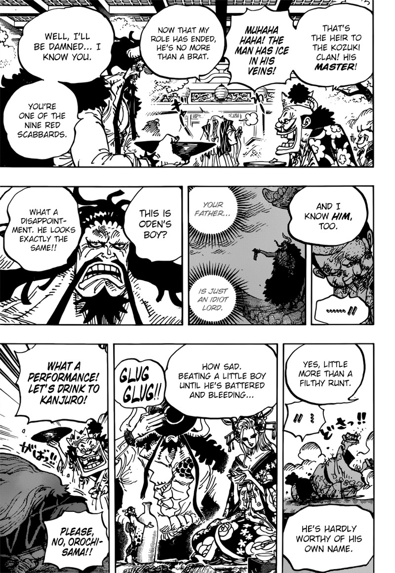 One Piece Manga Chapter 982 page 5 - Scoundrel Meets Scoundrel