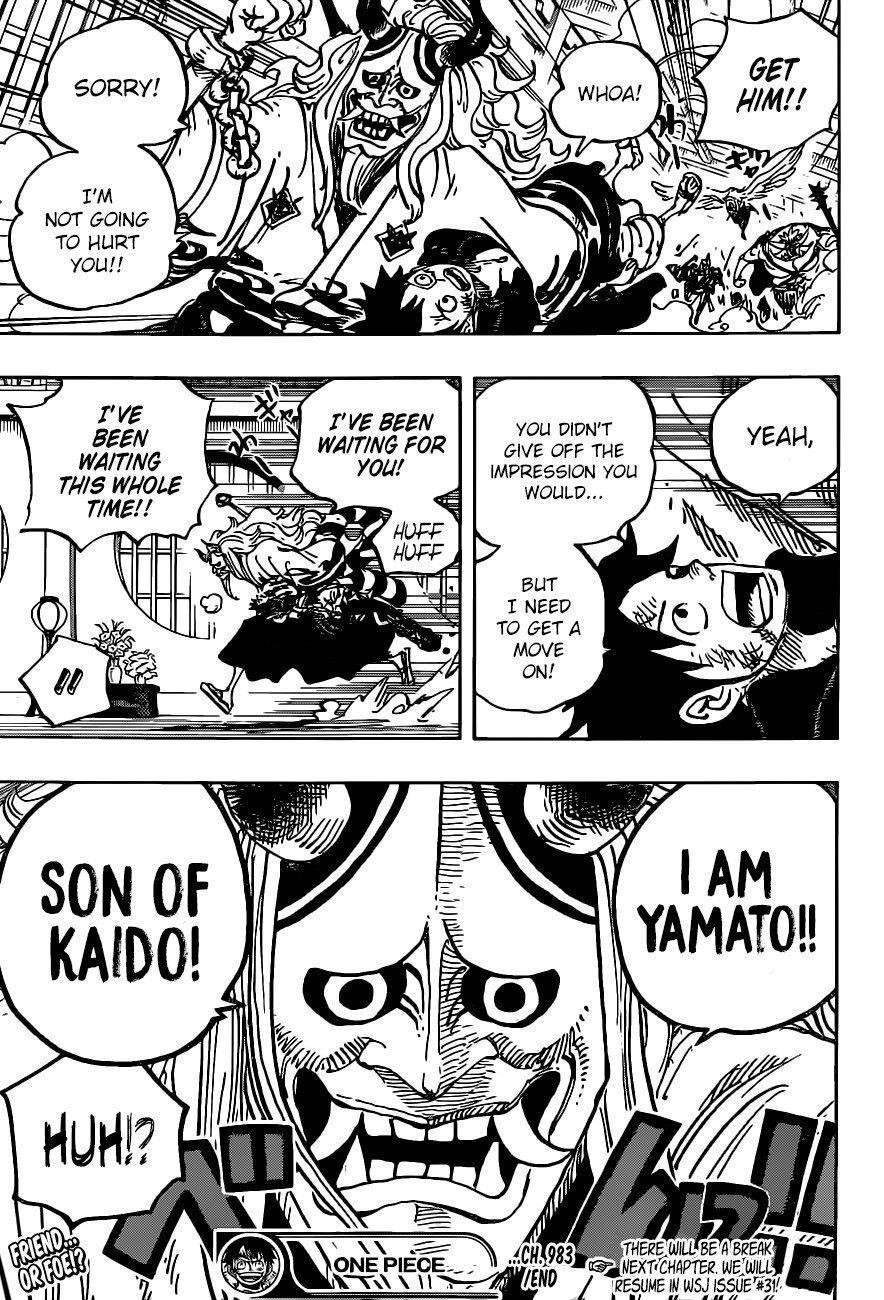 One Piece Manga Chapter 983 page 17 - Thunder