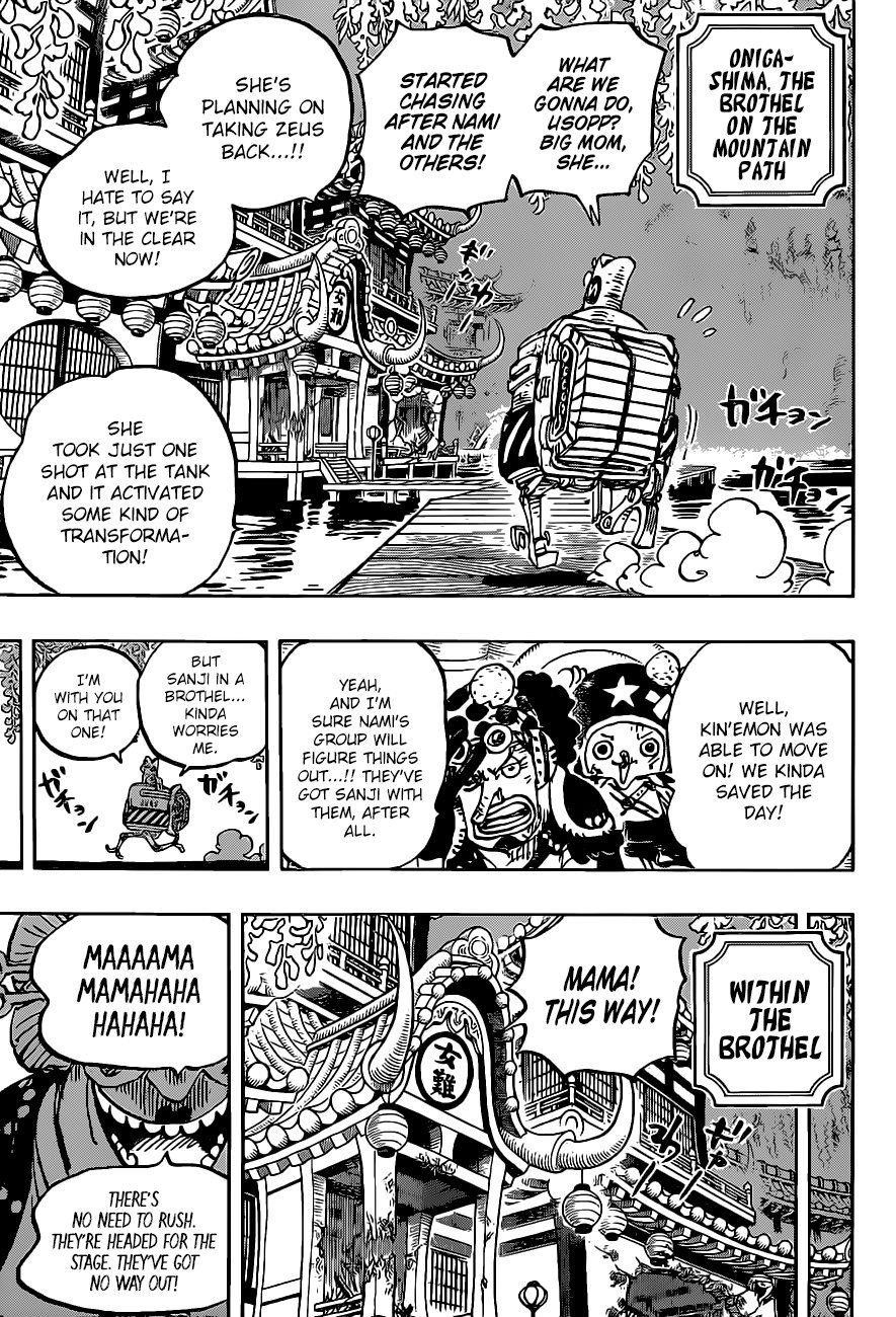 One Piece Manga Chapter 983 page 3 - Thunder