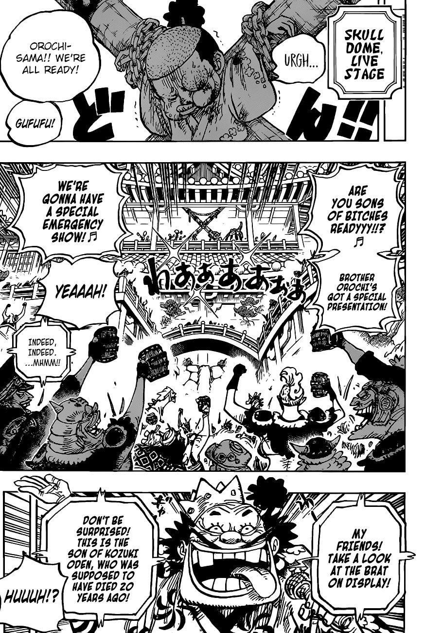 One Piece Manga Chapter 983 page 5 - Thunder