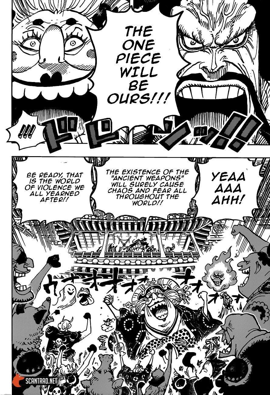 One Piece Manga Chapter 985 page 11 - New Onigashima Project