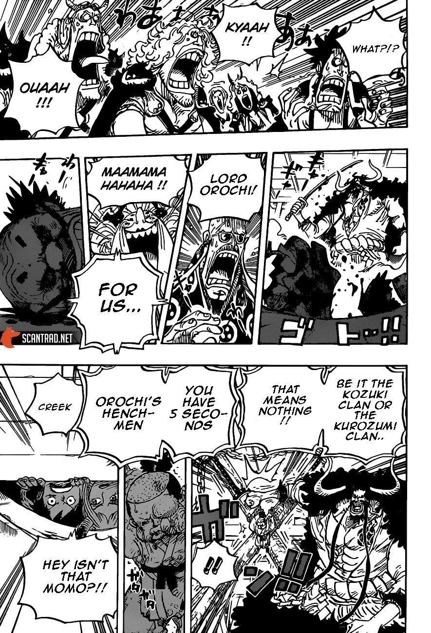 One Piece Manga Chapter 985 page 14 - New Onigashima Project