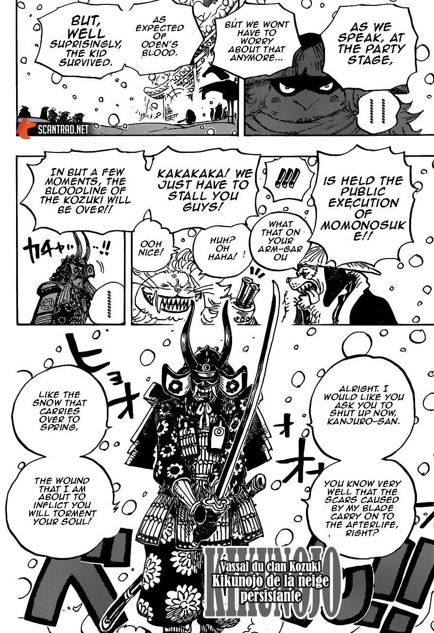 One Piece Manga Chapter 985 page 4 - New Onigashima Project