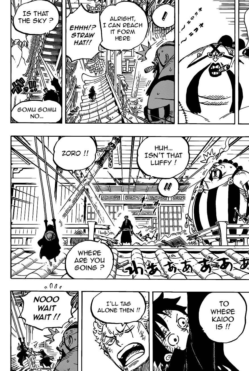 One Piece Manga Chapter 989 page 10 - I Can't Imagine Losing