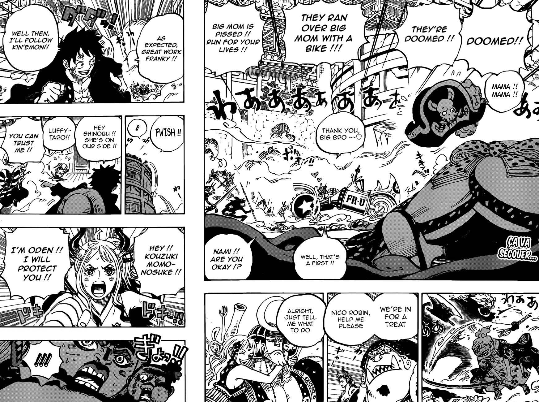 One Piece Manga Chapter 989 page 2 - I Can't Imagine Losing